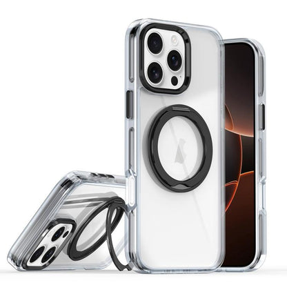 Magnetic 360 Degree Rotating Holder Phone Case, For iPhone 16 Pro, For iPhone 16 Plus, For iPhone 16, For iPhone 15 Pro Max