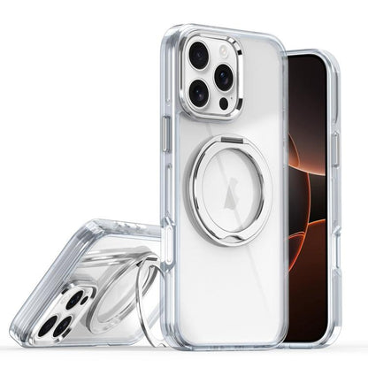 Magnetic 360 Degree Rotating Holder Phone Case, For iPhone 16 Pro, For iPhone 16 Plus, For iPhone 16, For iPhone 15 Pro Max