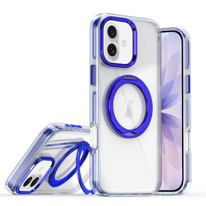 Magnetic 360 Degree Rotating Holder Phone Case, For iPhone 17 Pro Max, For iPhone 17 Pro, For iPhone 17, For iPhone 16 Pro Max