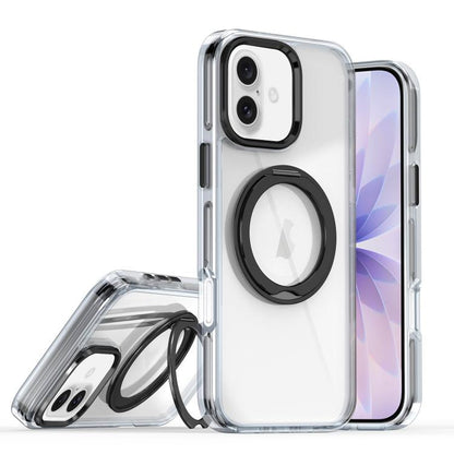 Magnetic 360 Degree Rotating Holder Phone Case, For iPhone 17 Pro Max, For iPhone 17 Pro, For iPhone 17, For iPhone 16 Pro Max