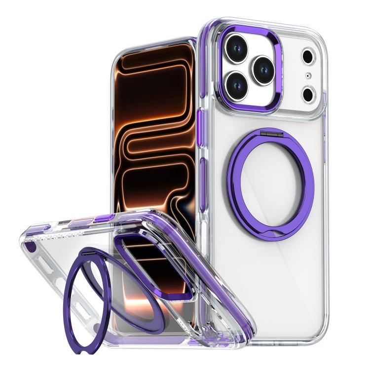 Magnetic 360 Degree Rotating Holder Phone Case, For iPhone 17 Pro Max, For iPhone 17 Pro, For iPhone 17, For iPhone 16 Pro Max