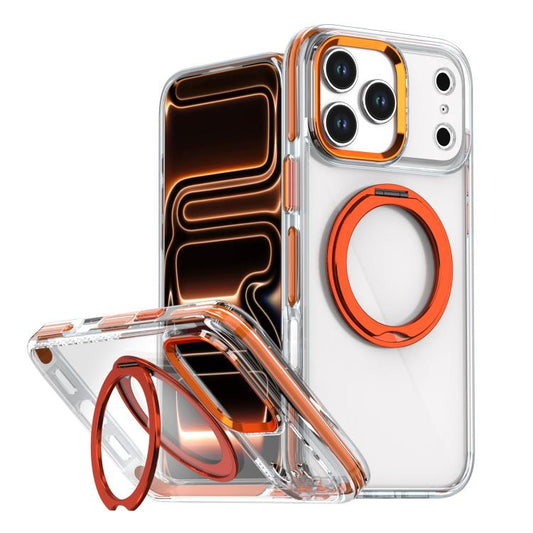 Magnetic 360 Degree Rotating Holder Phone Case, For iPhone 17 Pro Max, For iPhone 17 Pro, For iPhone 17, For iPhone 16 Pro Max