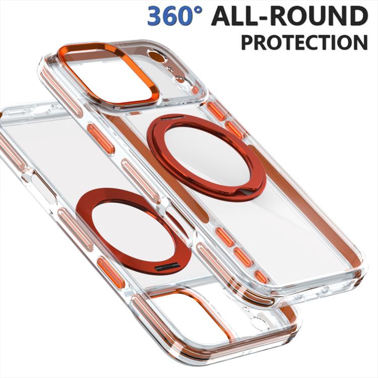 Magnetic 360 Degree Rotating Holder Phone Case, For iPhone 16 Pro, For iPhone 16 Plus, For iPhone 16, For iPhone 15 Pro Max
