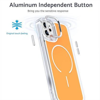 Bright Shadow Two-color MagSafe Magnetic Phone Case, For iPhone 11