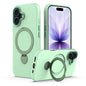 Gen1.5 Pivot Ring Holder TPU Hybrid PC Phone Case, For iPhone 17e / 16e, For iPhone 17 Pro Max, For iPhone 17 Pro, For iPhone 17