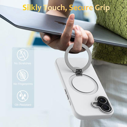 Gen1.5 Pivot Ring Holder TPU Hybrid PC Phone Case, For iPhone 16