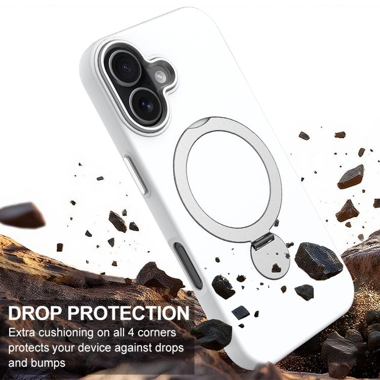 Gen1.5 Pivot Ring Holder TPU Hybrid PC Phone Case, For iPhone 16