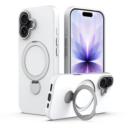 Gen1.5 Pivot Ring Holder TPU Hybrid PC Phone Case, For iPhone 16 Pro, For iPhone 16 Plus, For iPhone 16