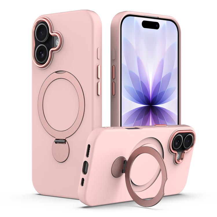 Gen1.5 Pivot Ring Holder TPU Hybrid PC Phone Case, For iPhone 16 Pro, For iPhone 16 Plus, For iPhone 16
