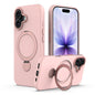 Gen1.5 Pivot Ring Holder TPU Hybrid PC Phone Case, For iPhone 16 Pro, For iPhone 16 Plus, For iPhone 16