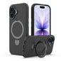 Gen1.5 Pivot Ring Holder TPU Hybrid PC Phone Case, For iPhone 16 Pro, For iPhone 16 Plus, For iPhone 16