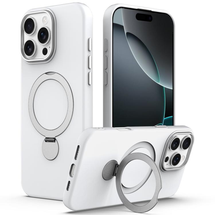 Gen1.5 Pivot Ring Holder TPU Hybrid PC Phone Case, For iPhone 16 Pro, For iPhone 16 Plus, For iPhone 16