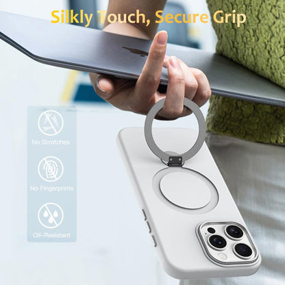 Gen1.5 Pivot Ring Holder TPU Hybrid PC Phone Case, For iPhone 16 Pro, For iPhone 16 Plus, For iPhone 16