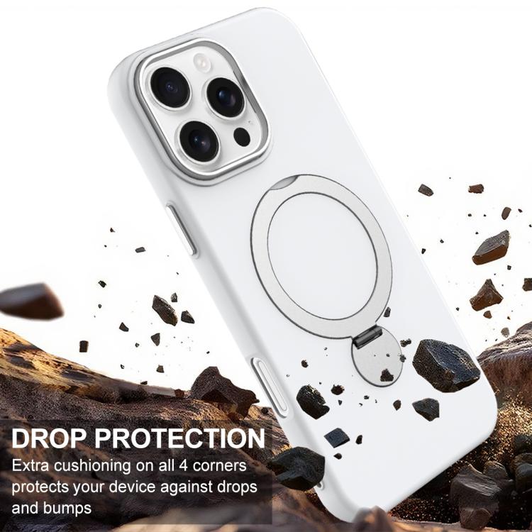 Gen1.5 Pivot Ring Holder TPU Hybrid PC Phone Case, For iPhone 16 Pro, For iPhone 16 Plus, For iPhone 16