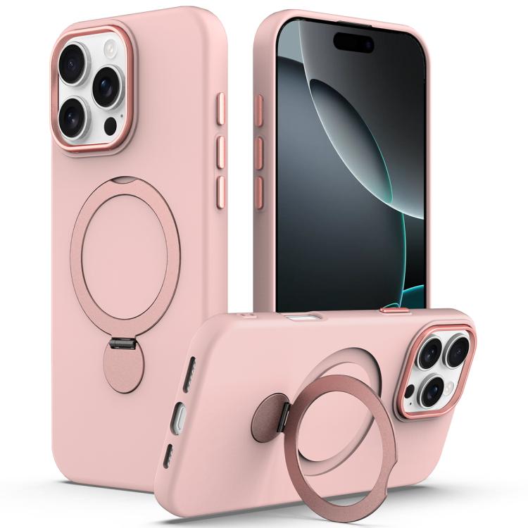 Gen1.5 Pivot Ring Holder TPU Hybrid PC Phone Case, For iPhone 16 Pro, For iPhone 16 Plus, For iPhone 16