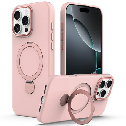 Gen1.5 Pivot Ring Holder TPU Hybrid PC Phone Case, For iPhone 16 Pro, For iPhone 16 Plus, For iPhone 16