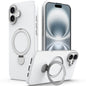 Gen1.5 Pivot Ring Holder TPU Hybrid PC Phone Case, For iPhone 16 Pro, For iPhone 16 Plus, For iPhone 16