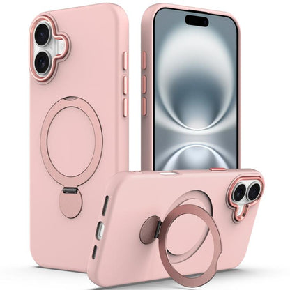Gen1.5 Pivot Ring Holder TPU Hybrid PC Phone Case, For iPhone 16 Pro, For iPhone 16 Plus, For iPhone 16