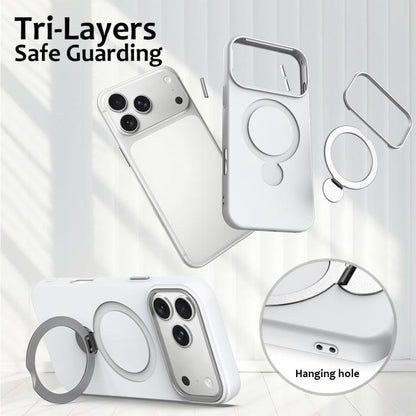 Gen1.5 Pivot Ring Holder TPU Hybrid PC Phone Case, For iPhone 18 Pro, For iPhone 18 Pro Max, For iPhone 17e / 16e, For iPhone 17 Pro Max