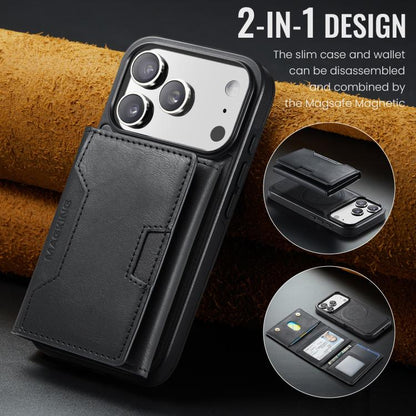 MAGKING K4 Series MagSafe RFID Tri-fold Card Bag Detachable Phone Case, For iPhone 18 Pro / 17 Pro, For iPhone 18 Pro Max / 17 Pro Max, For iPhone 17e / 16e, For iPhone 17