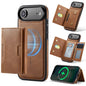 MAGKING K4 Series MagSafe RFID Tri-fold Card Bag Detachable Phone Case, For iPhone Air, For iPhone 16 Pro Max, For iPhone 16 Pro, For iPhone 16 Plus