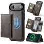 MAGKING K4 Series MagSafe RFID Tri-fold Card Bag Detachable Phone Case, For iPhone Air, For iPhone 16 Pro Max, For iPhone 16 Pro, For iPhone 16 Plus