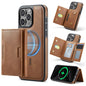 MAGKING K4 Series MagSafe RFID Tri-fold Card Bag Detachable Phone Case, For iPhone 16, For iPhone 15 Pro Max, For iPhone 15 Pro, For iPhone 15 Plus