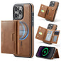 MAGKING K4 Series MagSafe RFID Tri-fold Card Bag Detachable Phone Case, For iPhone 14 Pro Max
