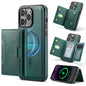MAGKING K4 Series MagSafe RFID Tri-fold Card Bag Detachable Phone Case, For iPhone 14 Pro Max