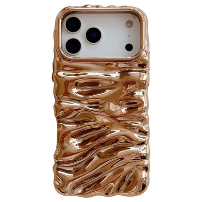 Cream Texture Electroplating TPU Full Coverage Phone Case, For iPhone 17 Pro