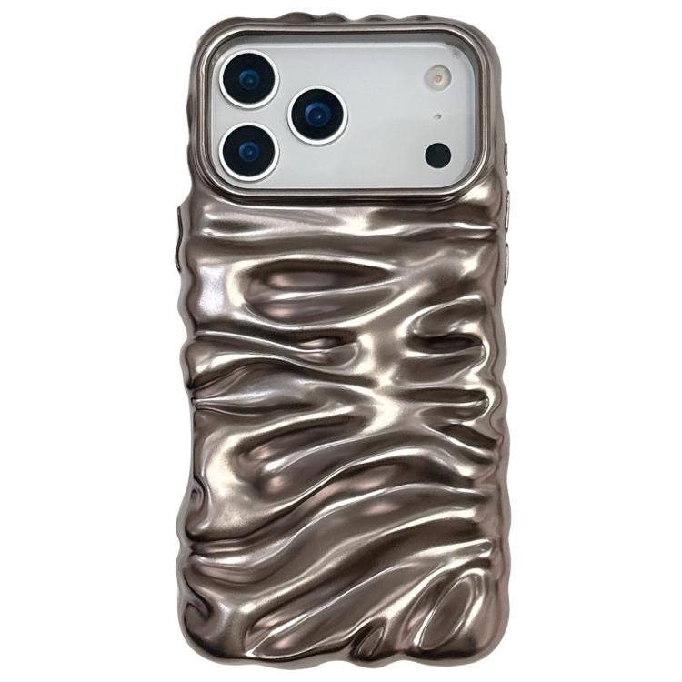 Cream Texture Electroplating TPU Full Coverage Phone Case, For iPhone 17 Pro