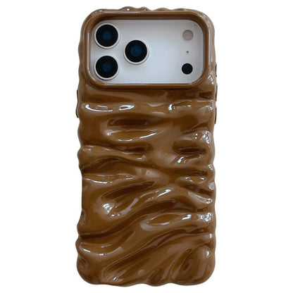 Cream Texture Electroplating TPU Full Coverage Phone Case, For iPhone 17 Pro