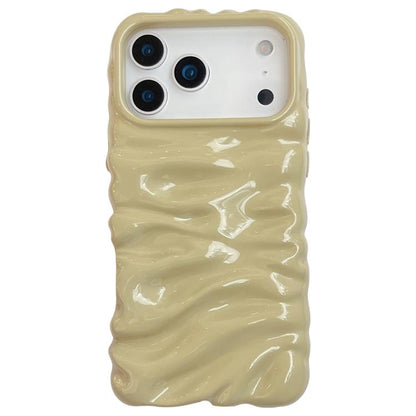 Cream Texture Electroplating TPU Full Coverage Phone Case, For iPhone 17 Pro