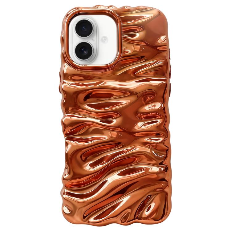 Cream Texture Electroplating TPU Full Coverage Phone Case, For iPhone 17