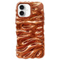 Cream Texture Electroplating TPU Full Coverage Phone Case, For iPhone 17