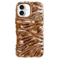 Cream Texture Electroplating TPU Full Coverage Phone Case, For iPhone 17