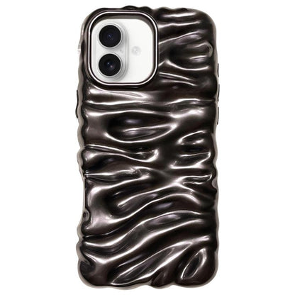 Cream Texture Electroplating TPU Full Coverage Phone Case, For iPhone 17