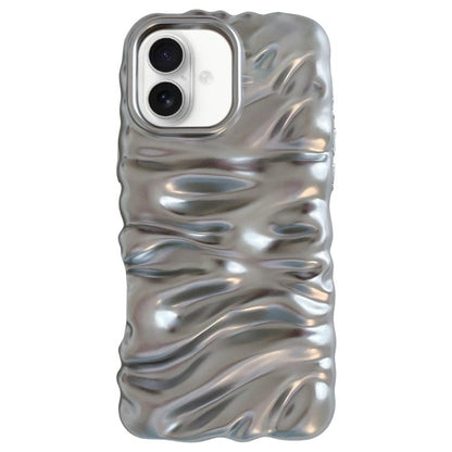 Cream Texture Electroplating TPU Full Coverage Phone Case, For iPhone 17