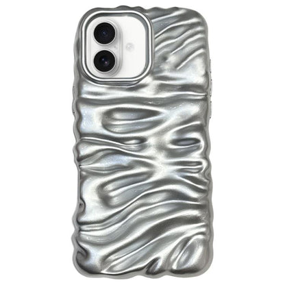 Cream Texture Electroplating TPU Full Coverage Phone Case, For iPhone 17