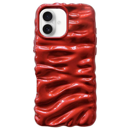 Cream Texture Electroplating TPU Full Coverage Phone Case, For iPhone 17