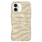 Cream Texture Electroplating TPU Full Coverage Phone Case, For iPhone 17