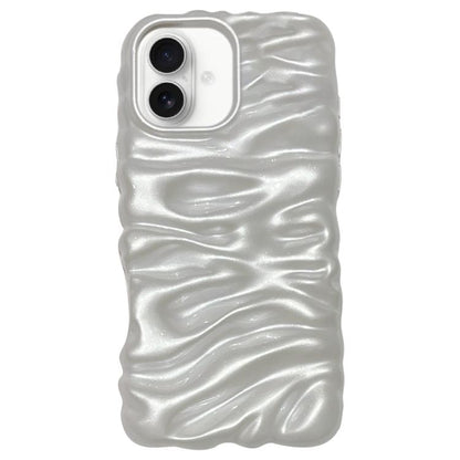 Cream Texture Electroplating TPU Full Coverage Phone Case, For iPhone 17