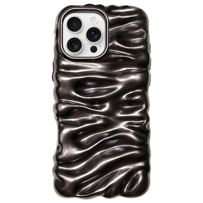 Cream Texture Electroplating TPU Full Coverage Phone Case, For iPhone 16 Pro