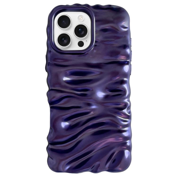 Cream Texture Electroplating TPU Full Coverage Phone Case, For iPhone 16 Pro
