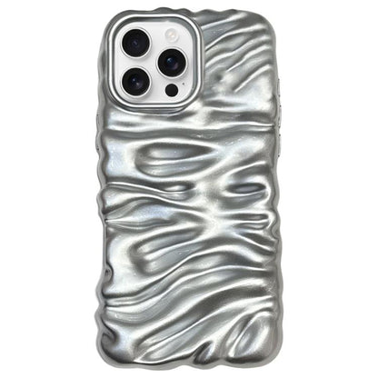 Cream Texture Electroplating TPU Full Coverage Phone Case, For iPhone 16 Pro