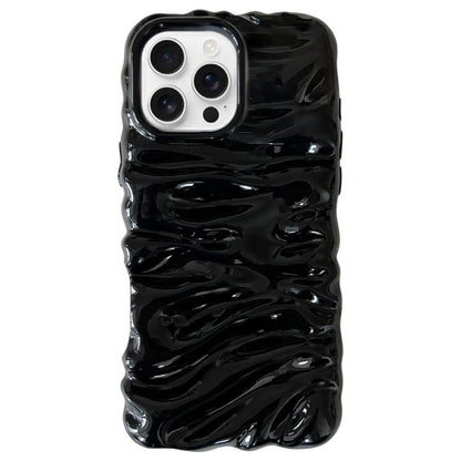 Cream Texture Electroplating TPU Full Coverage Phone Case, For iPhone 16 Pro