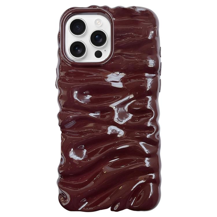 Cream Texture Electroplating TPU Full Coverage Phone Case, For iPhone 16 Pro
