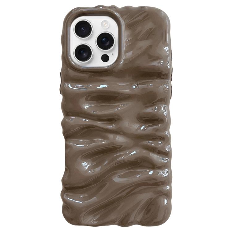 Cream Texture Electroplating TPU Full Coverage Phone Case, For iPhone 16 Pro