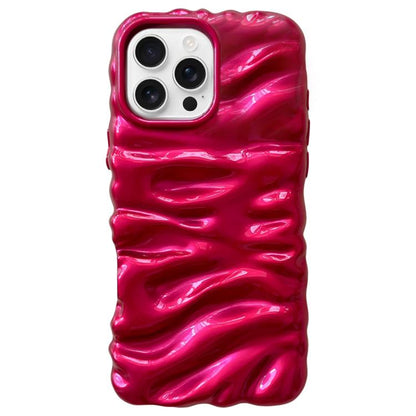 Cream Texture Electroplating TPU Full Coverage Phone Case, For iPhone 16 Pro
