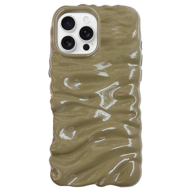 Cream Texture Electroplating TPU Full Coverage Phone Case, For iPhone 16 Pro